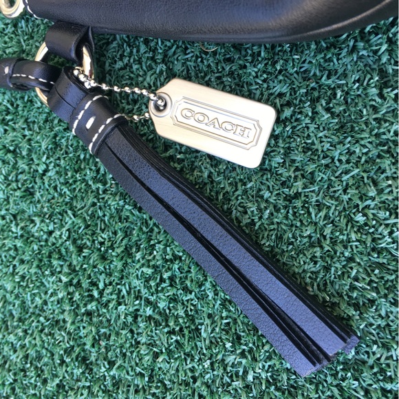 Coach Vintage Y2K Legacy Wristlet Leather Black - Picture 15 of 16